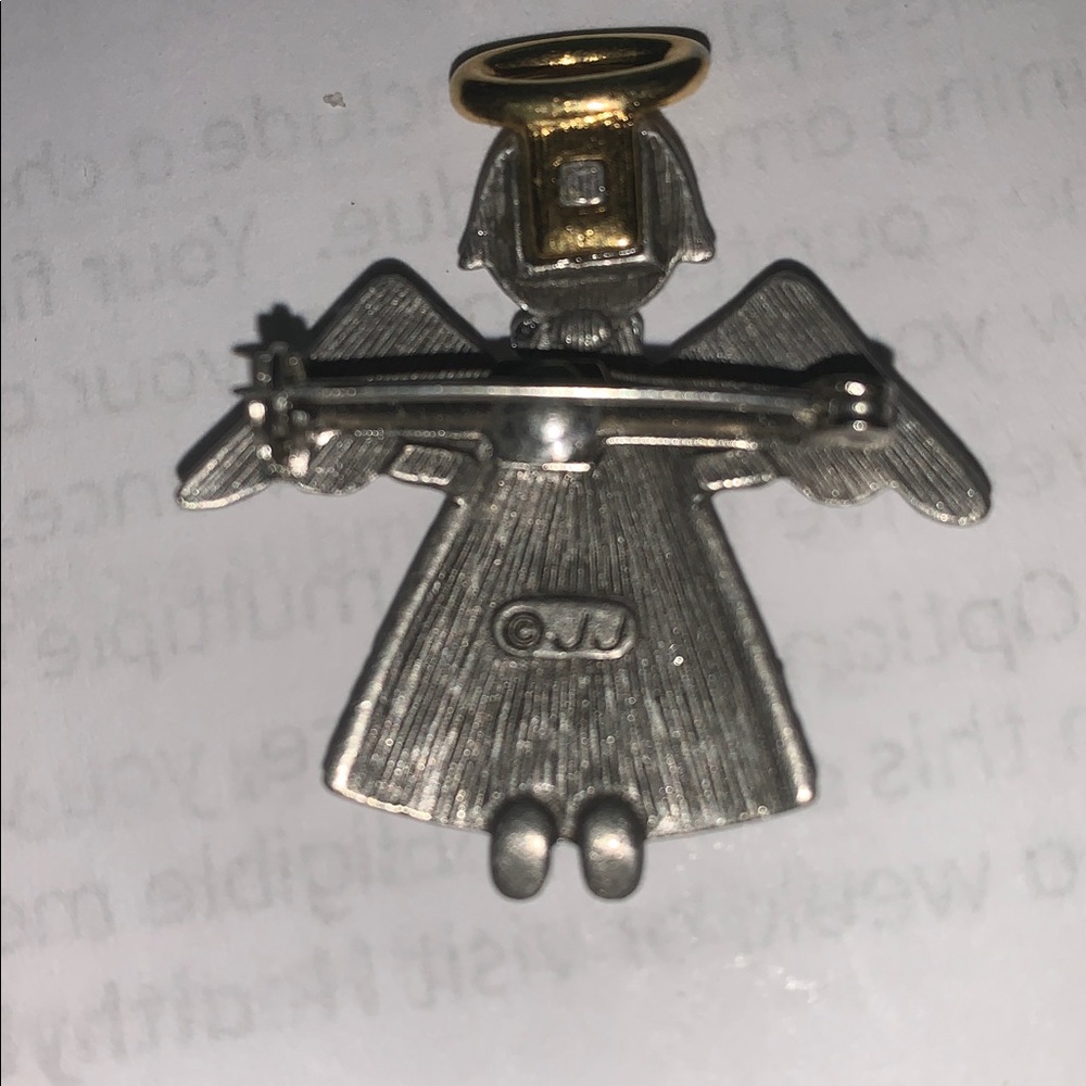 2 vintage jj angel brooch bundle - Picture 6 of 6